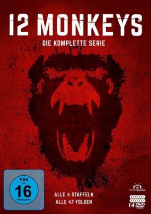 12 Monkeys - Die komplette Serie (Alle 4 Staffeln) (Fernsehjuwelen) [14 DVDs]