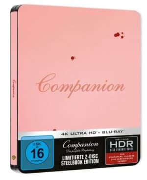 Companion - Die Perfekte Begleitung - Steelbook - Limited Edition (4K Ultra HD) (+ Blu-ray)