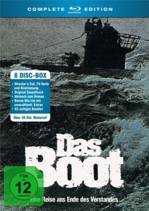 Das Boot - Complete Edition (+ Bonus-BR) (+ CD-Soundtrack) (2 Hörbücher) [4 BRs]