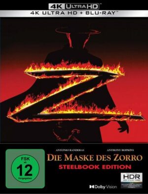 Die Maske des Zorro - Limitiertes Steelbook (4K Ultra HD+Blu-ray)