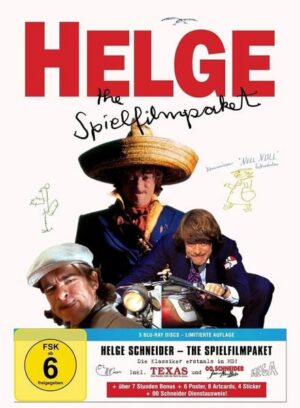Helge Schneider - The Spielfilmpaket (Limitierte Capbox) [5 BRs]