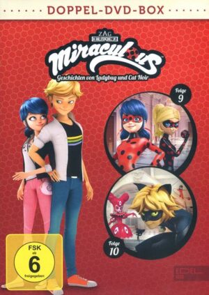 Miraculous 9+10 - Geschichten von Ladybug und Cat Noir - Die DVD zur TV-Serie [2 DVDs]
