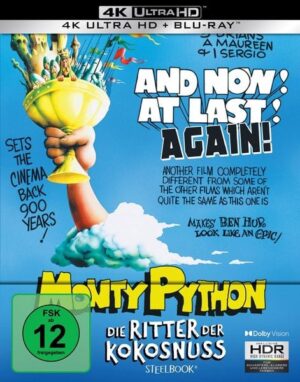 Monty Python - Die Ritter der Kokosnuss - Limitiertes Steelbook (4K Ultra HD+Blu-ray)