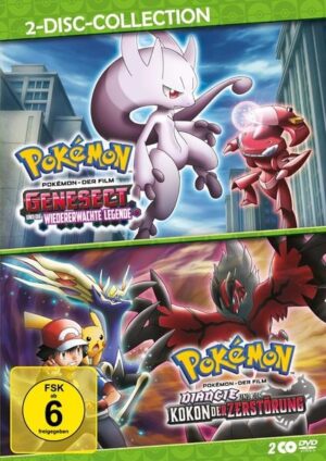 Pokémon - Genesect und die wiedererwachte Legende / Diancie und der Kokon der Zerstörung [2 DVDs]