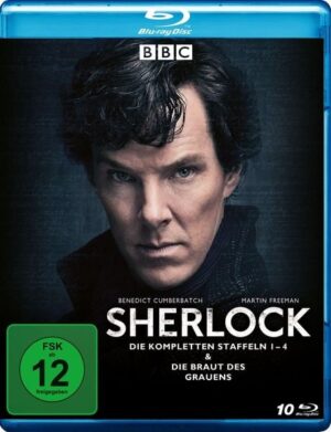 Sherlock - Die komplette Serie: Staffeln 1-4 & Die Braut des Grauens auf 10 BDs LTD. [10 BRs]