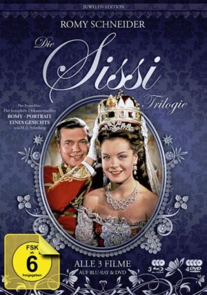 Sissi Trilogie - Juwelen-Edition + Dokumentarfilm "Romy Schneider - Portrait eines Gesichts" (+ 3 DVDs + Doku-DVD) [3 BRs]